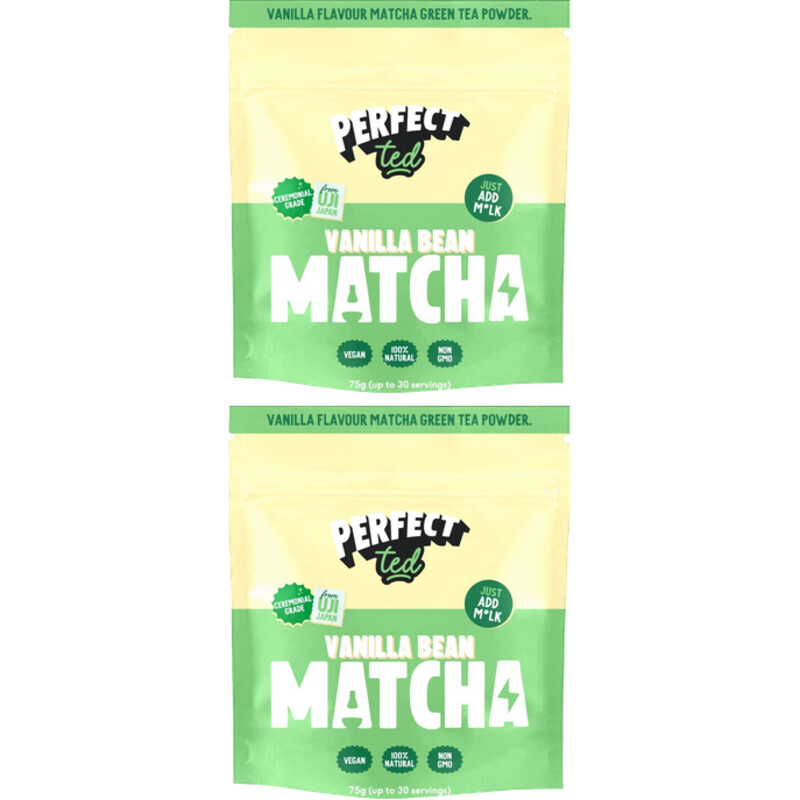 Perfect Ted Matcha vanille poeder 2-pack