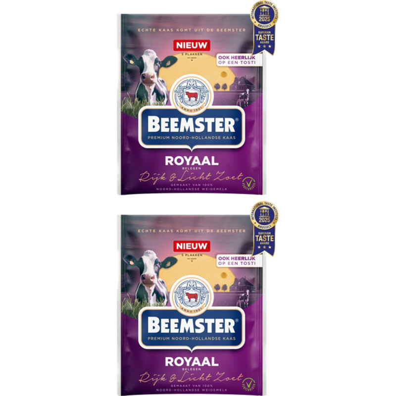 Beemster Royaal belegen plakken 2-pack