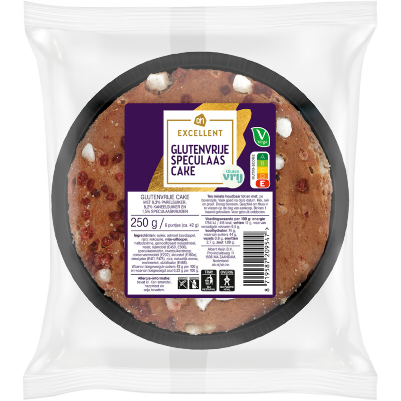 AH Excellent Glutenvrije speculaas cake
