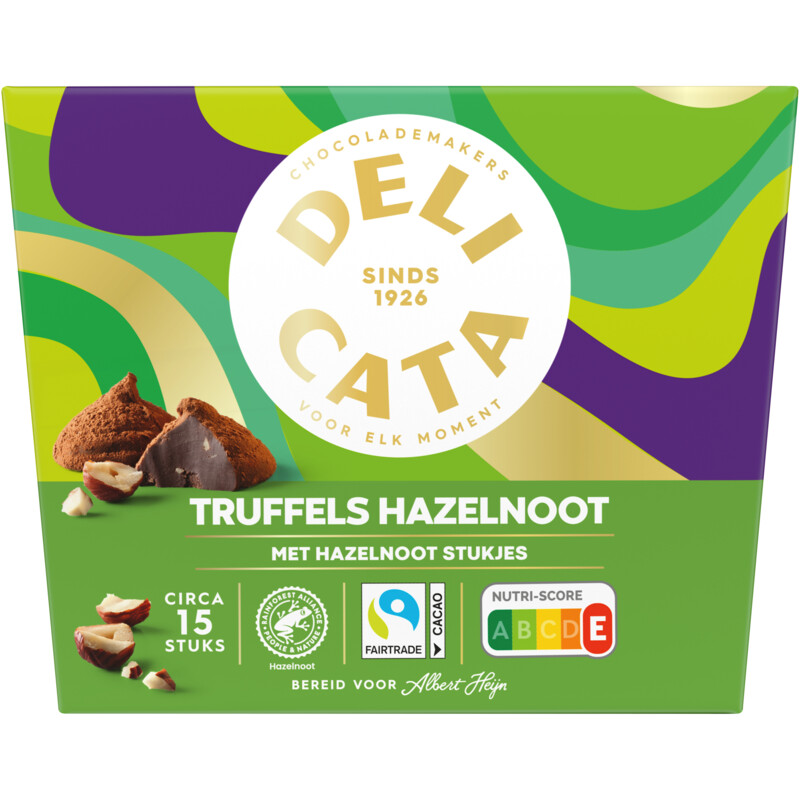 Delicata Truffels hazelnoot
