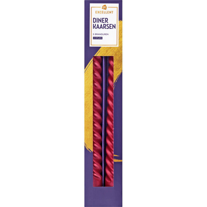 AH Excellent Dinerkaars swirl rood