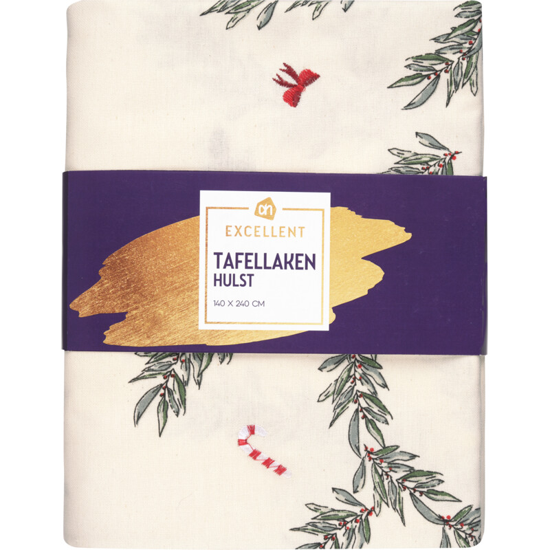 AH Excellent Tafellaken hulst 140x24cm