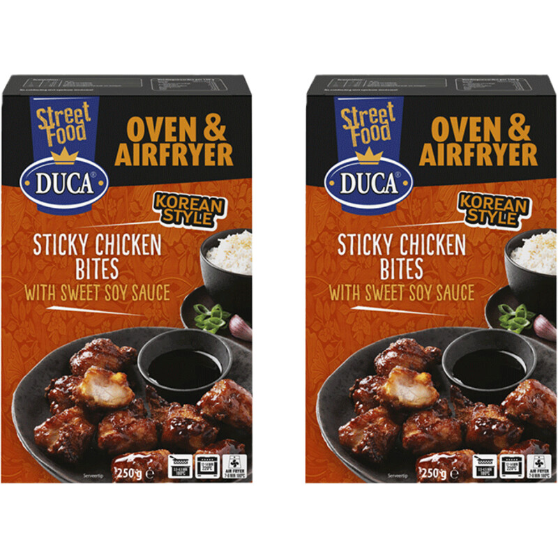 Duca Sticky kip bites sweet soy 2-pack