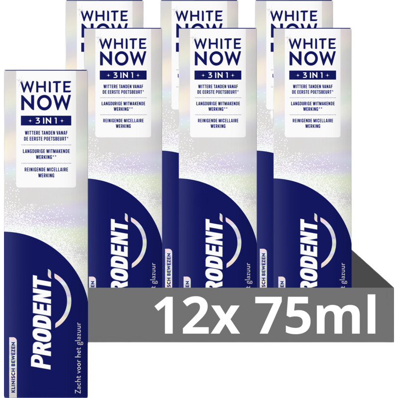 Prodent Tandpasta white now 3-in-1