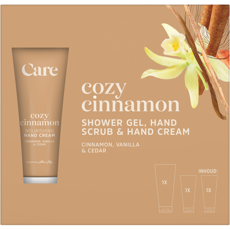 Care Cozy cinnamon giftset