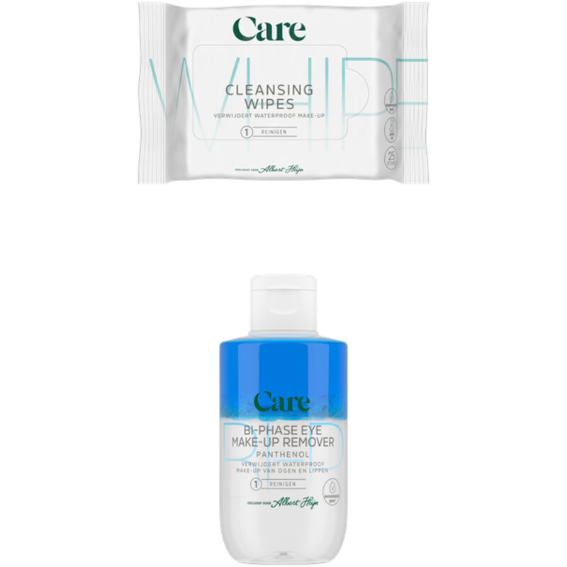 Care make-up remover pakket