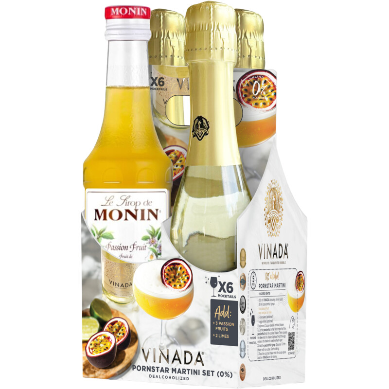 Vinada Pornstar gerschenkverpakking alcoholvrij