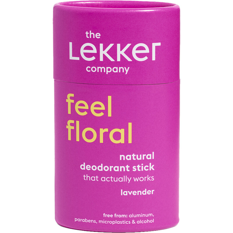 The Lekker Company Feel floral lavender deodorant stick