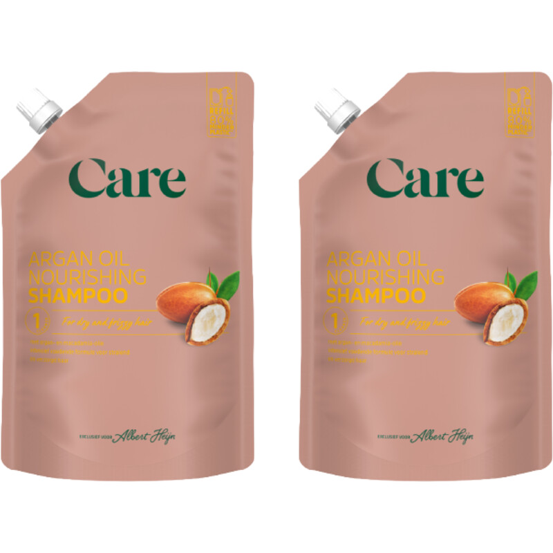 Care Argan oil shampoo refill 2-pack