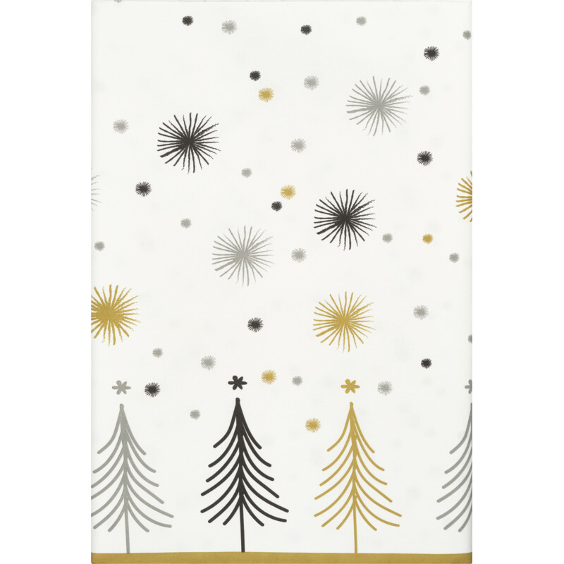 AH Excellent Tafellaken kerstboom wit