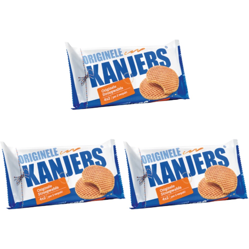 Kanjers Extra grote stroopwafels 3-pack