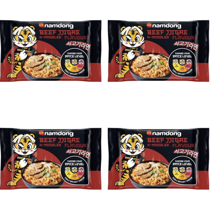 Namdong Beef jjigae k-noodles flavour 2-pack
