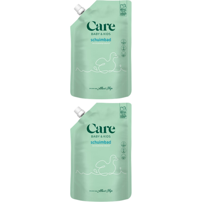 Care Kids schuimbad refill 2-pack