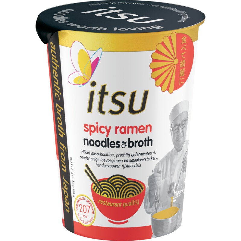 Itsu Noodles & broth spicy ramen