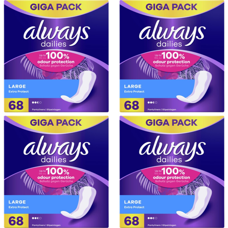 Always large inlegkruisjes gigapack 4-pack