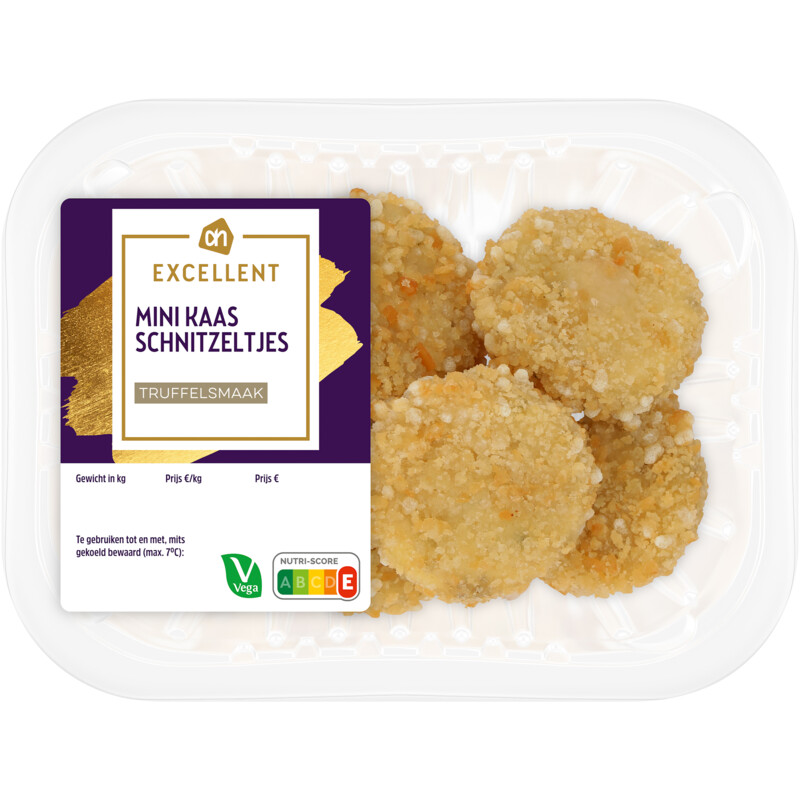AH Excellent Mini kaasschnitzeltjes truffelsmaak