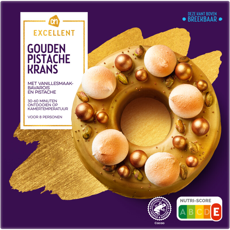AH Excellent Gouden pistache krans