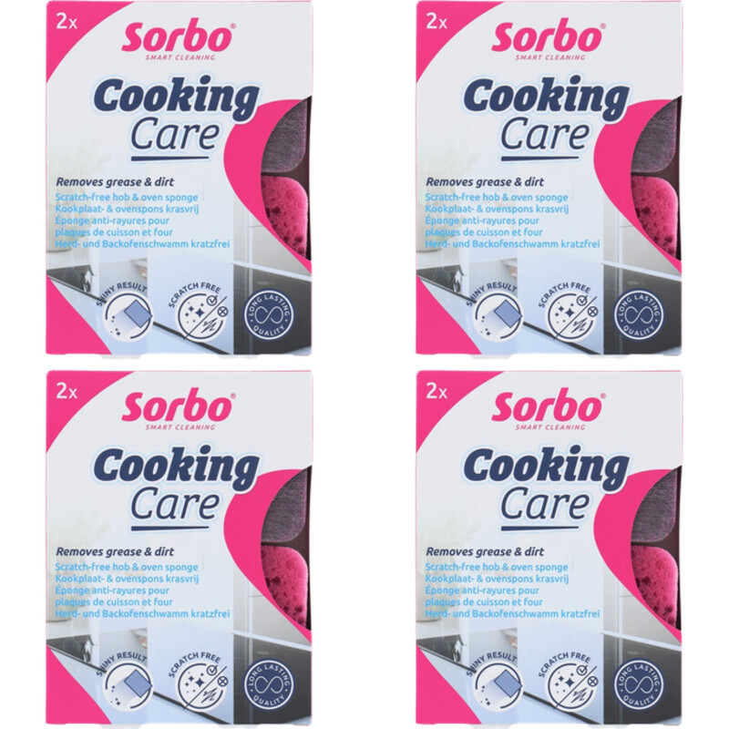 Sorbo Cooking kookplaat- & ovenspons 4-pack