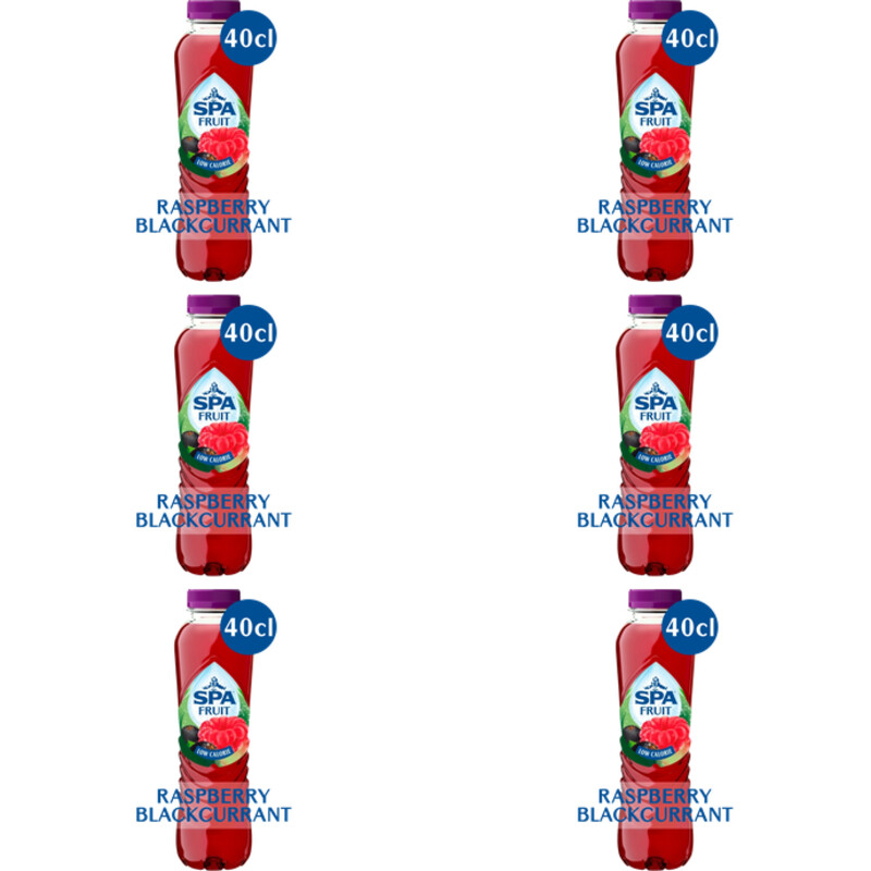 Spa Fruit raspberry blackcurrant 6-pack