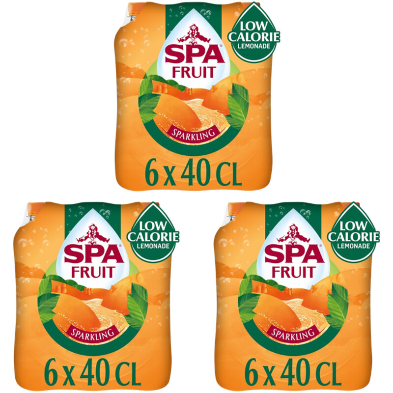 Spa Fruit orange bruisend 18-pack