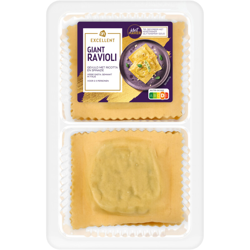 AH Excellent Giant ravioli gevuld met ricotta