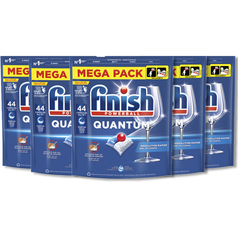 Finish Quantum vaatwastabletten 5-pack
