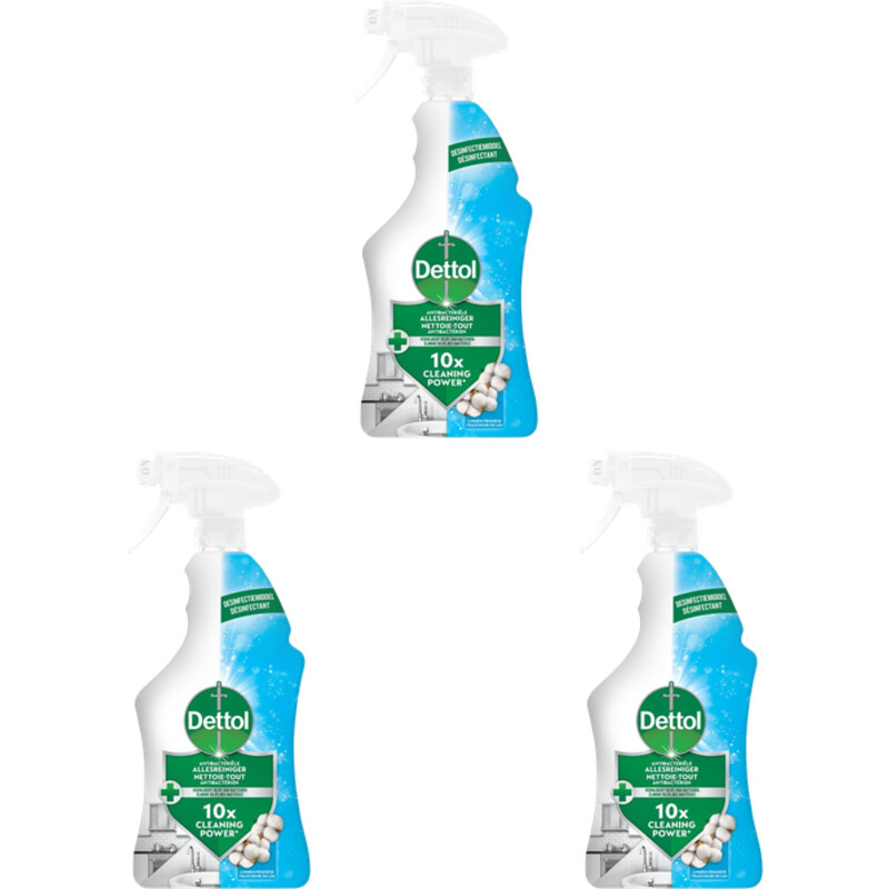 Dettol Allesreiniger spray linnen fris 3-pack