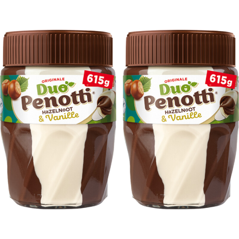 Duo Penotti Hazelnoot & vanille pasta 2-pack