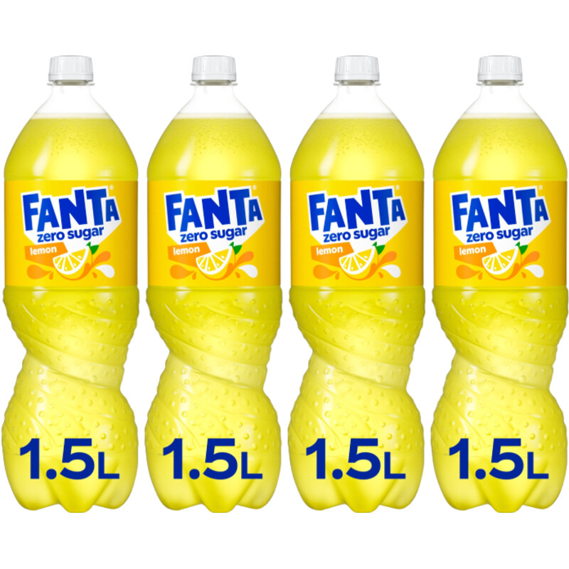 Fanta Lemon zero sugar 4-pack