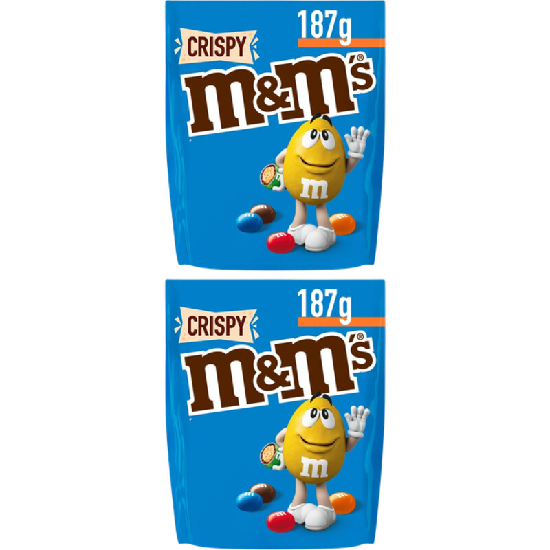 M&M'S Crispy melk chocolade 2-pack