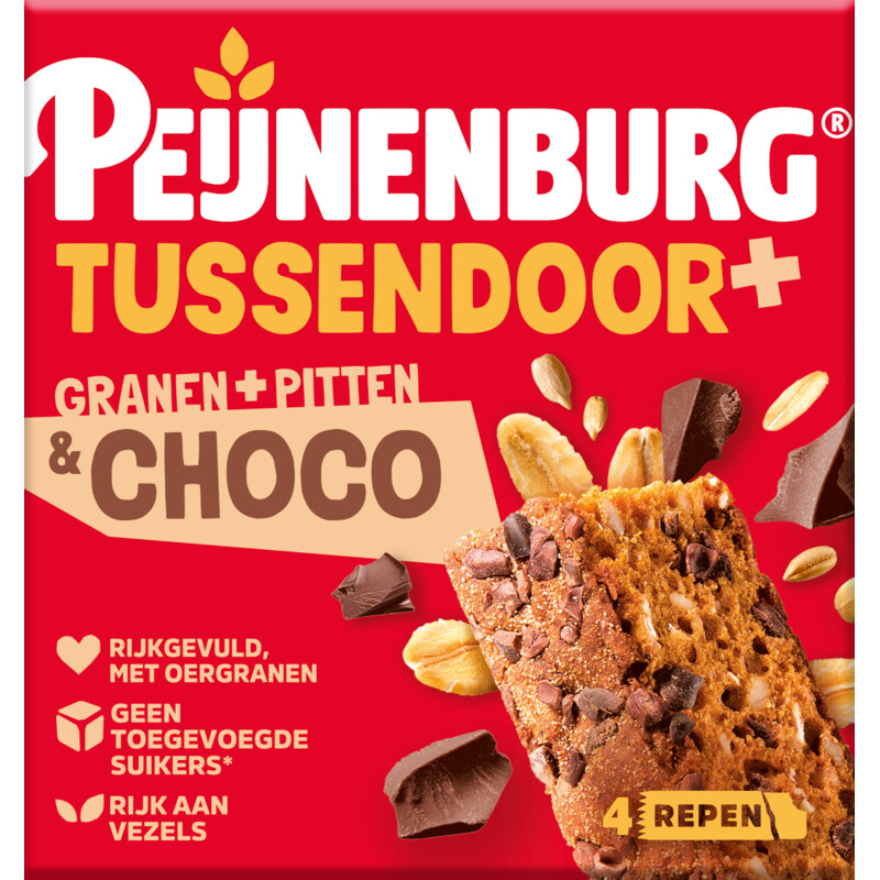 Peijnenburg Tussendoor+ granen, pitten & choco