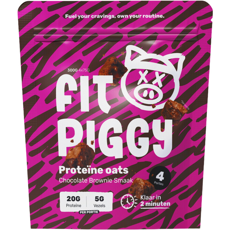 Fit Piggy Proteïne oats chocolate brownie