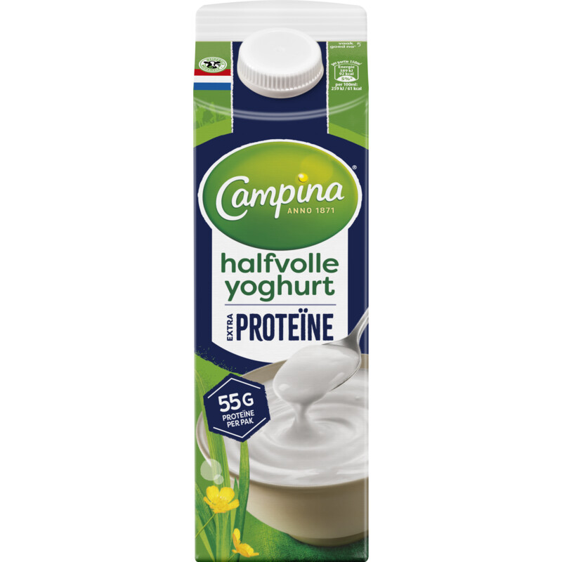 Campina Halfvolle yoghurt extra proteine