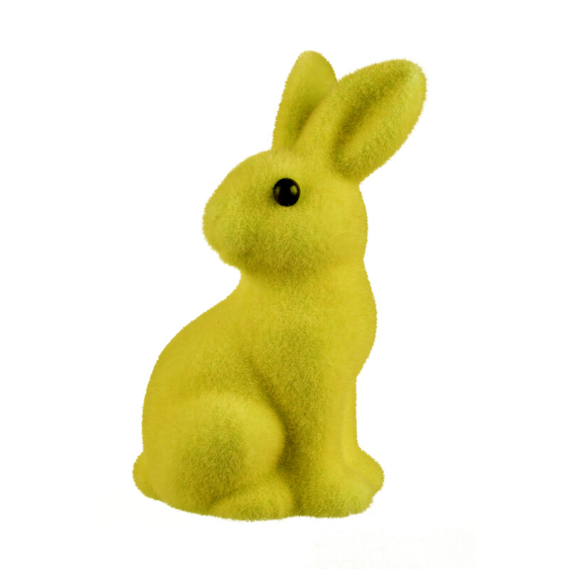 AH Flock haasje geel groot