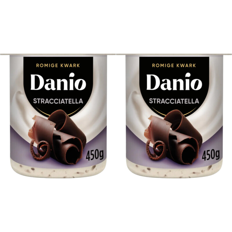 Danio Romige kwark stracciatella 2-pack