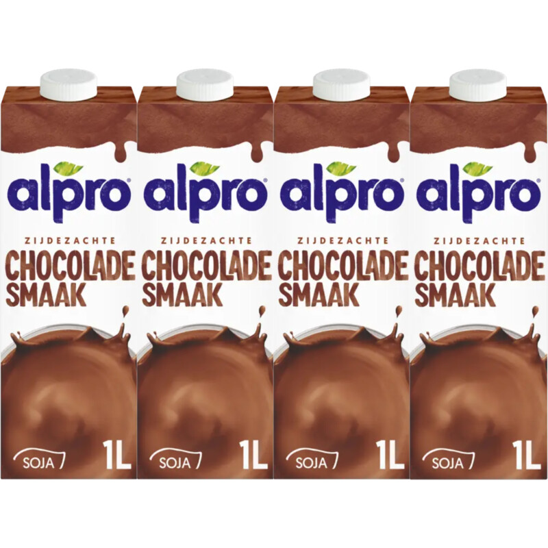 Alpro Sojadrink chocolade 4-pack
