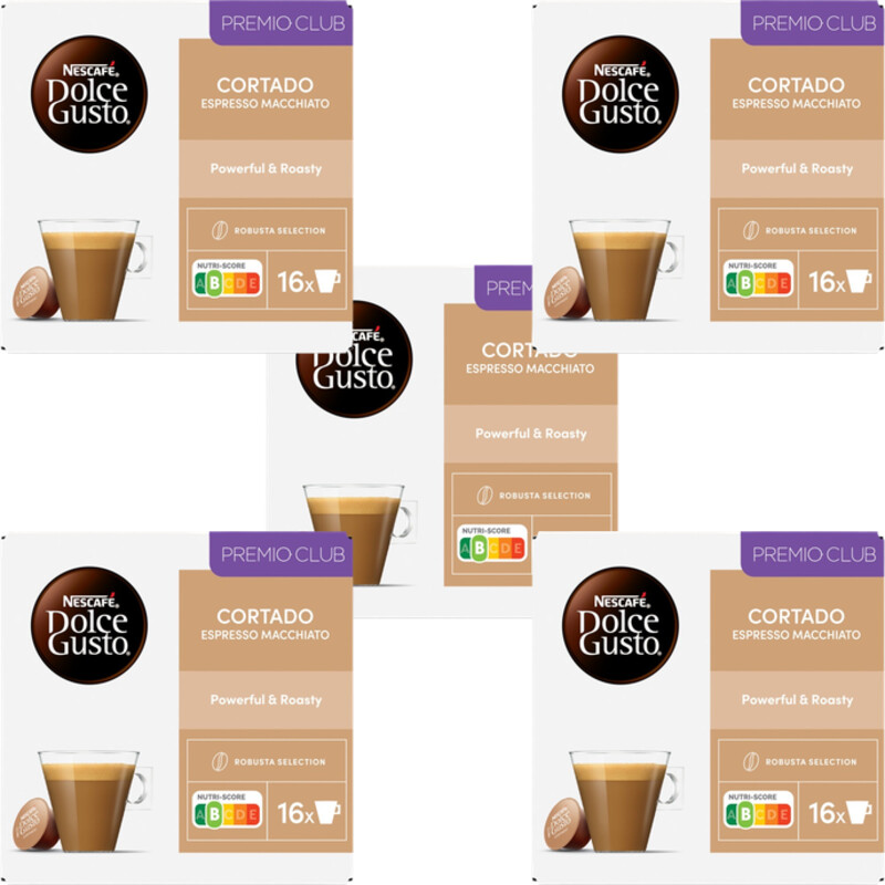 Nescafé Dolce Gusto Cortado macchiatto capsules 5-pack