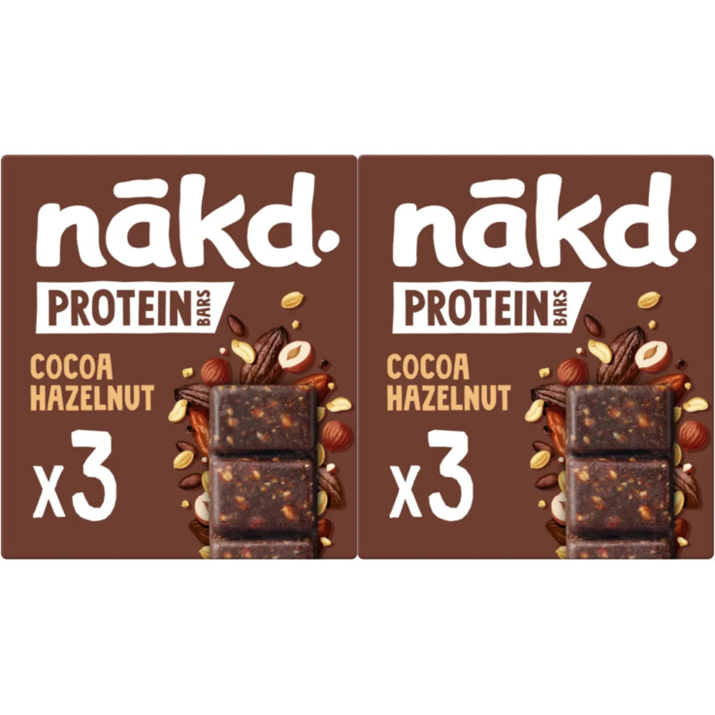 Nakd Protein bars cocoa hazelnut 2-pack