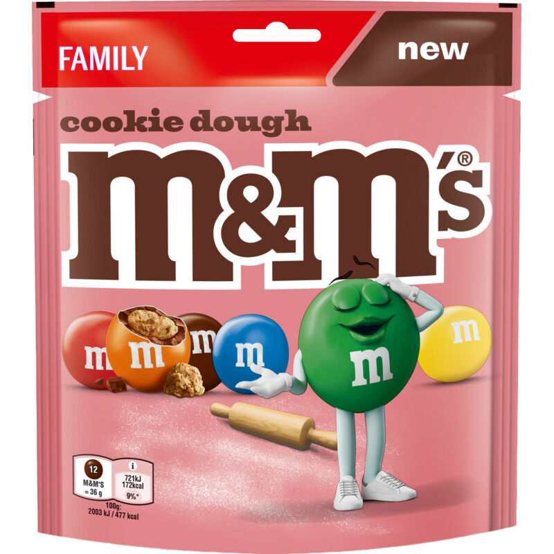 M&M'S Cookie dough family