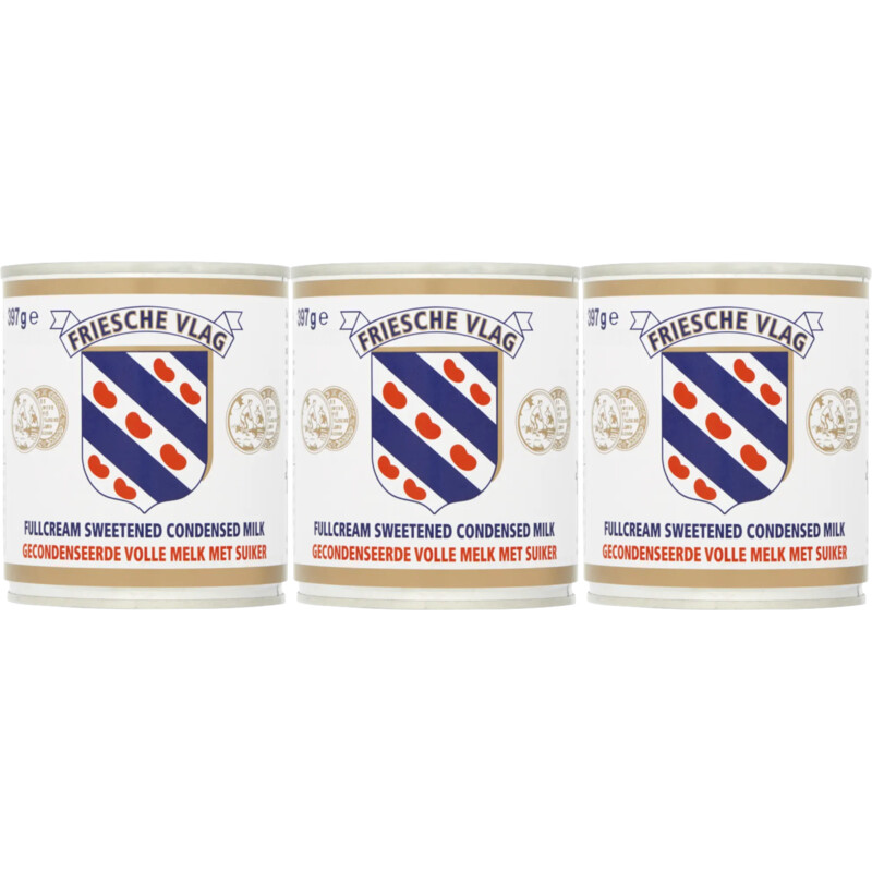 Friesche Vlag Volle melk gecondenseerd 3-pack