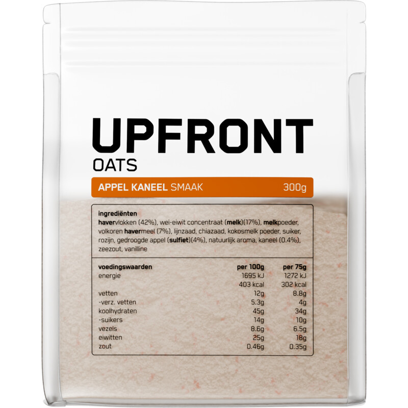 Upfront Oats appel kaneel smaak