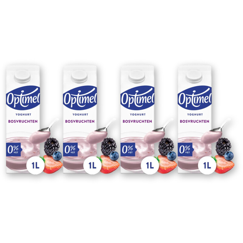 Optimel Yoghurt bosvruchten 4-pack