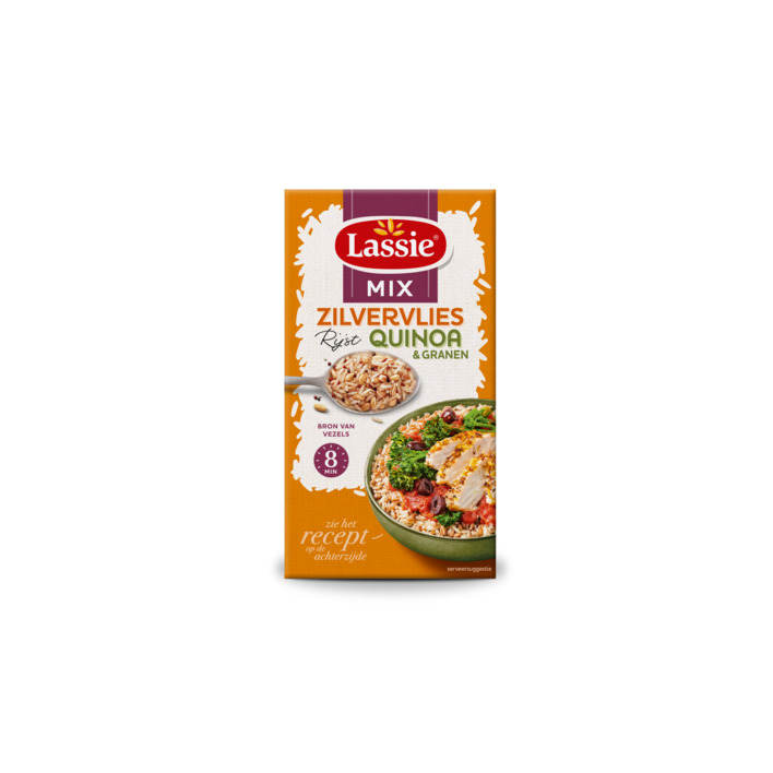 Lassie Zilvervliesrijst quinoa & granen