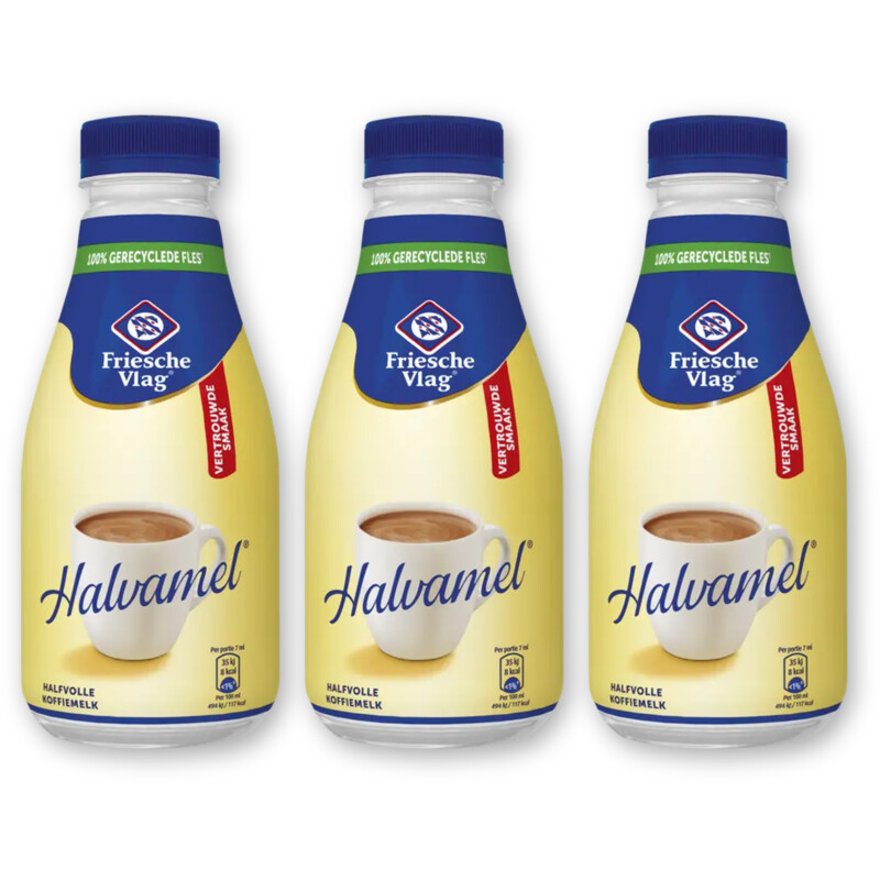 Friesche Vlag Halvamel 3-pack