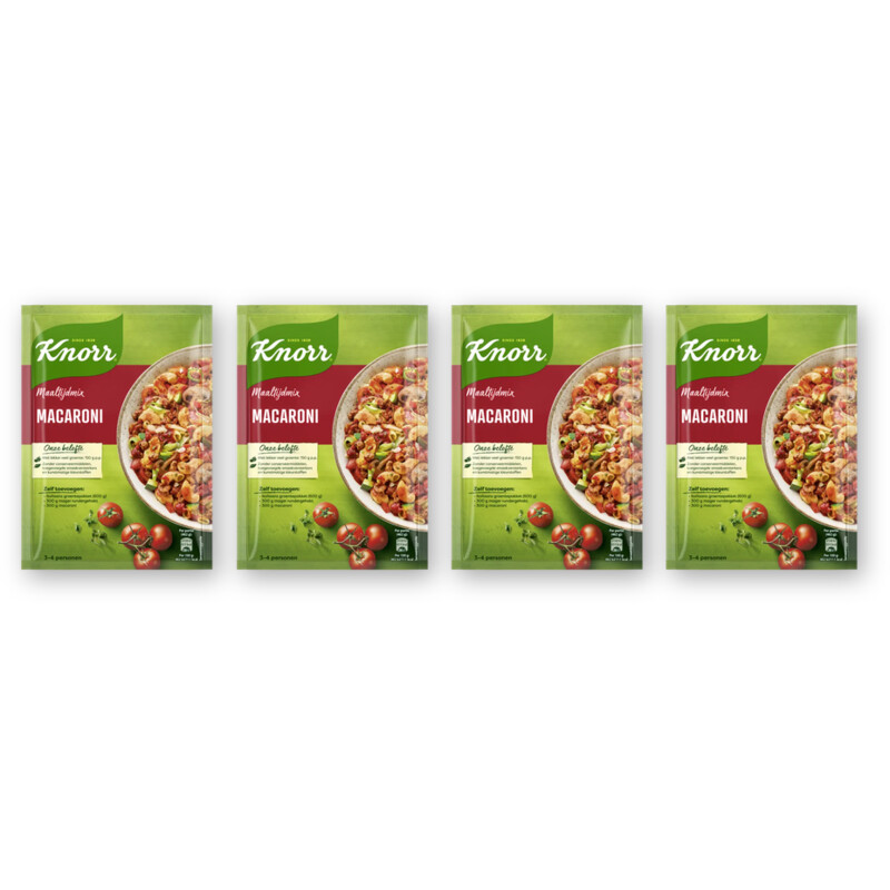 Knorr Maaltijdmix macaroni 4-pack