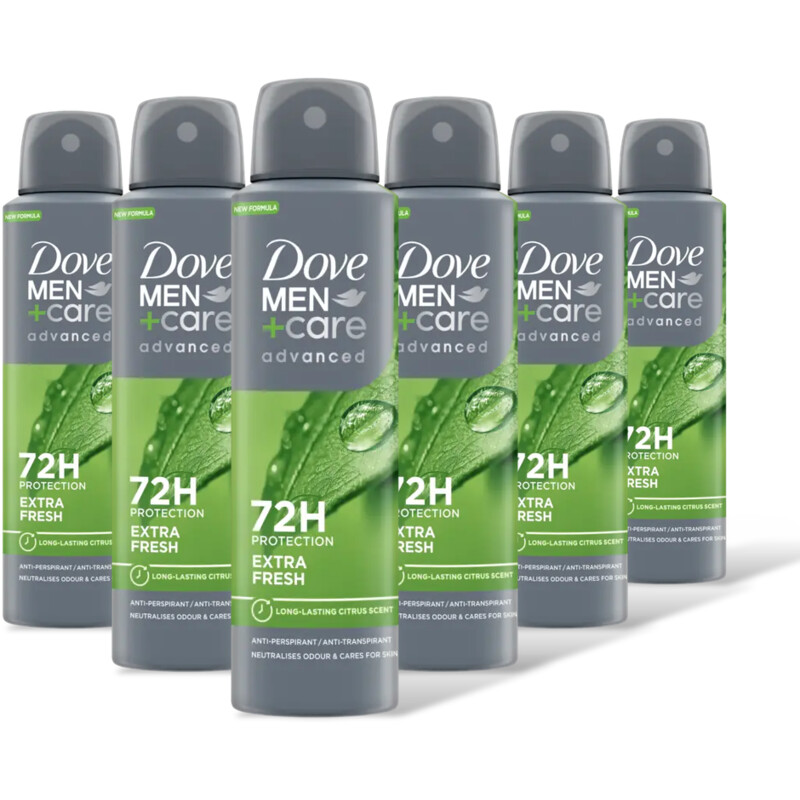 Dove Men+care extra fresh deodorant 6-pack
