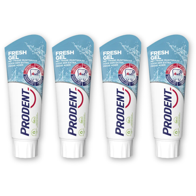 Prodent Tandpasta freshgel 4-pack