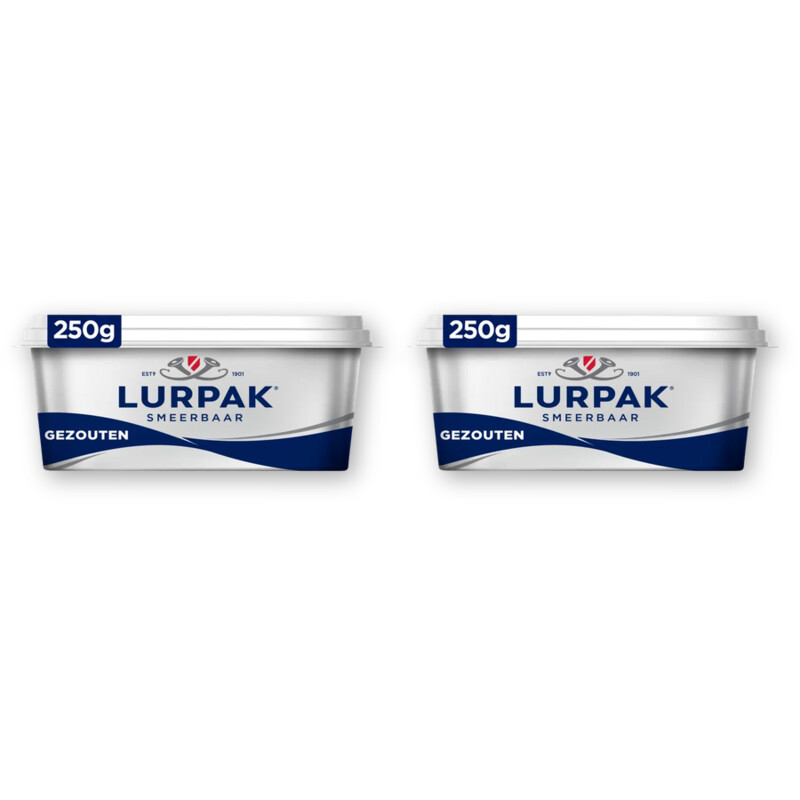 Lurpak Smeerbaar gezouten 2-pack