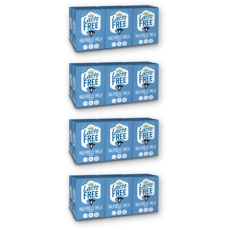 Arla Lactofree houdbare halfvolle melk 4-pack