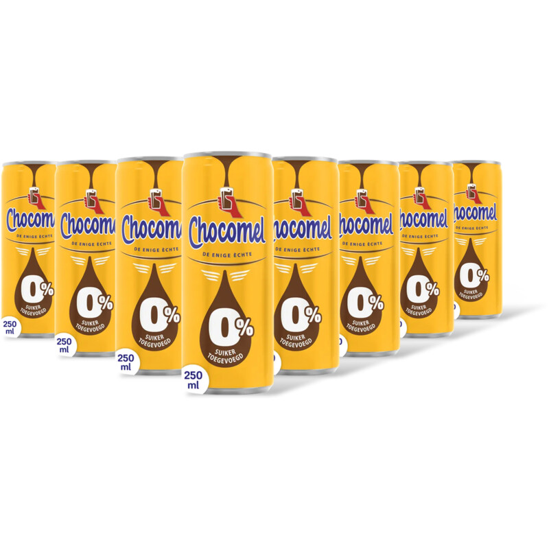 Chocomel 0% suiker toegevoegd 8-pack